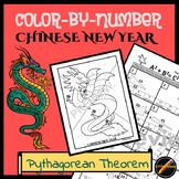 Chinese New Year Color By Number: Pythagorean Theorem
