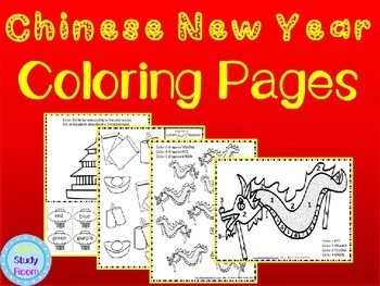 Preview of Chinese New Year Coloring Pages