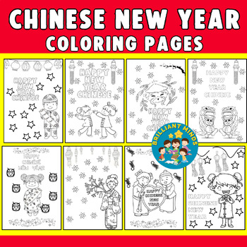 Chinese New Year Coloring Page - Chinese New Year 2024 - Chinese New ...