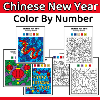 2024 Chinese New Year Color By Numbers [Free Printable]
