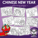 Chinese New Year Coloring Pages by Binky's Clipart