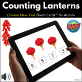 Chinese New Year Counting Lanterns BOOM CARDS™ Special Education