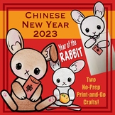 Chinese New Year Craft | 2023 Year of the Rabbit Puppet | 