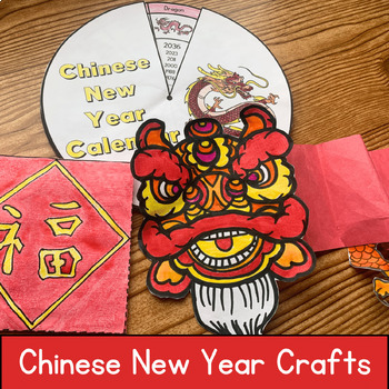 Preview of Lunar New Year Craft Dragon, Red Envelope Craft and Zodiac Calendar Craft