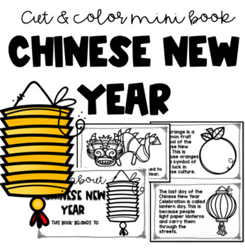 Preview of Chinese New Year - Cut and Color book