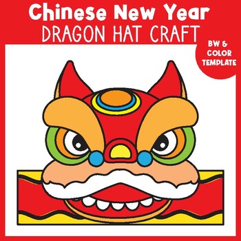 Preview of Chinese New Year Dragon Hat Craft - Lunar New Year 2023 Crown/Headband