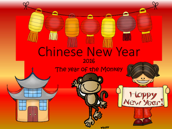 Preview of Chinese New Year ELA and Math Activities