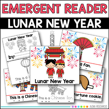 Preview of Lunar New Year Social Studies Emergent Reader for Pre-readers
