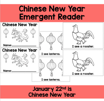 Preview of Chinese New Year Emergent Reader | Lunar New Year 2023