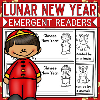 Preview of Chinese New Year Mini Book for Emergent Readers • Lunar New Year Emergent Reader
