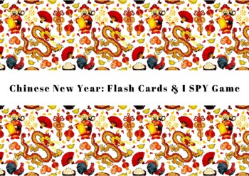 Preview of Chinese New Year Flash Cards & I SPY Game