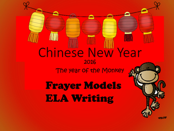 Preview of Chinese New Year Frayer Models and Writing Tools