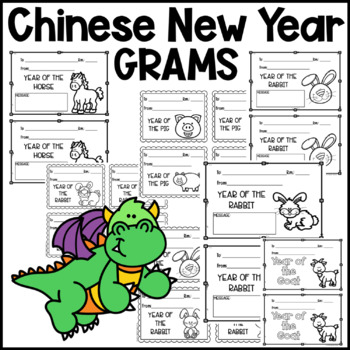 Preview of Chinese New Year - Grams for Student Council - Candy grams  - Fundraiser