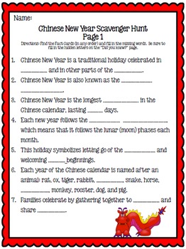 Chinese New Year by Created by Kelly Ann | Teachers Pay Teachers