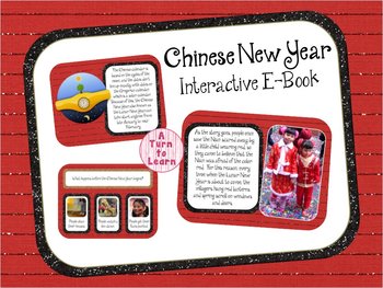 Preview of Chinese New Year Interactive E-Book for Smartboard