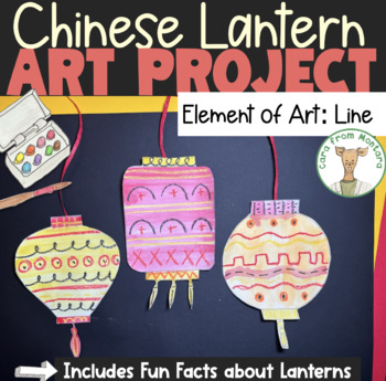 Preview of Chinese New Year Lantern Art Project with Element of Art LINE