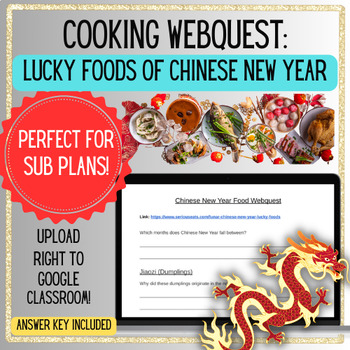 Preview of Chinese New Year Lucky Foods WEBQUEST Chinese Cuisine Cooking Culinary Food