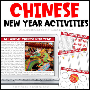 Preview of Chinese New Year - Lunar New Year 2023 Google Slides™ Activities