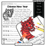 Lunar New Year / Chinese New Year - Literacy and Craft