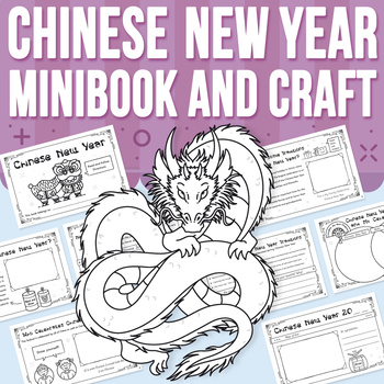 Preview of Chinese New Year | Lunar New Year | Mini Book and Craft