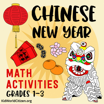 Preview of Chinese New Year Math Activities ~ Holidays Around the World – CC aligned 1-3