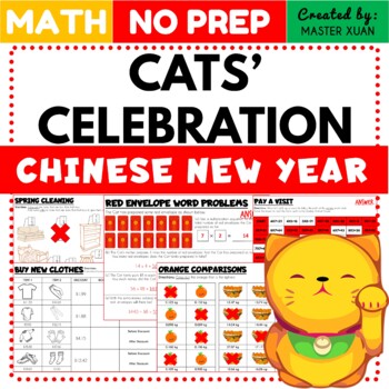 Preview of Chinese New Year Math Worksheets