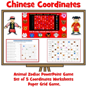 Preview of Chinese New Year Math: Coordinates