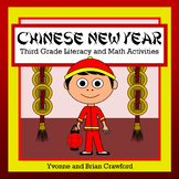 Chinese New Year Literacy and Math Activities (3rd Grade C