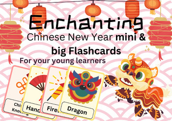 Preview of Chinese New Year Mini & Big Flashcards