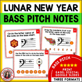 Chinese Lunar New Year Music Activities, Bass Clef Notes W