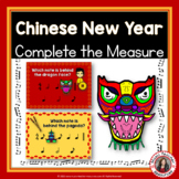 Chinese New Year Music: Complete the Measure BOOM Cards™