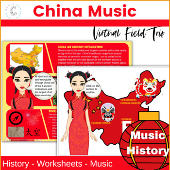 Preview of China Music Around the world History, Opera, Musical Instruments, Dragon dance