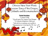 Chinese New Year Music Lesson: Song of the Dragon, Ostinat