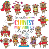 Chinese New Year Ox Clipart