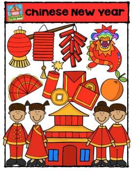 Preview of Chinese New Year  {P4 Clips Trioriginals Digital Clip Art}