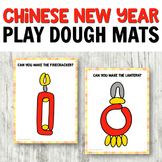 Chinese New Year Play Dough Mats for Fine Motor Centers