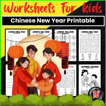 Preview of Chinese New Year Printable Worksheets for Kids