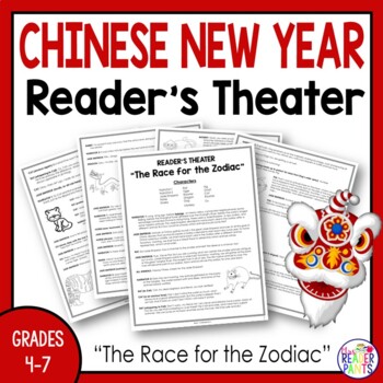 Preview of Chinese New Year Readers Theater Script - Lunar New Year - The Great Race