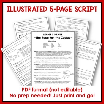 Chinese New Year Readers Theater Script - Lunar New Year - The Great Race