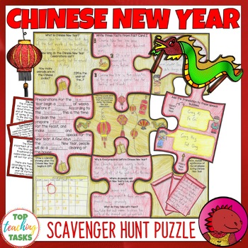 Preview of Chinese New Year Reading Comprehension Activity