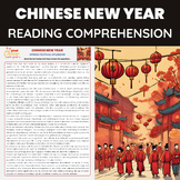 Chinese New Year Reading Comprehension Worksheet Spring Lu
