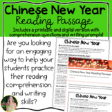 Chinese New Year Reading Passage- Digital & Printable Included!
