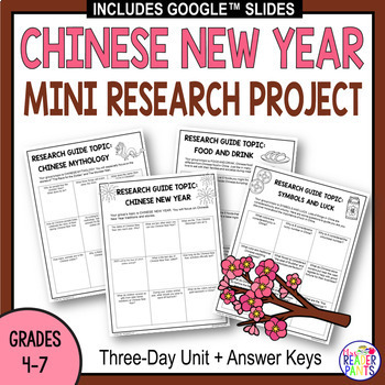 Preview of Chinese New Year Research Activity - Library Research Project - Lunar New Year