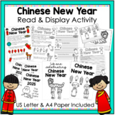 Chinese New Year Read and Display Activity