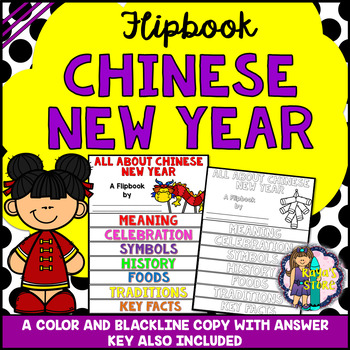 Preview of Chinese New Year Research Flipbook (All About Chinese New Year Facts)