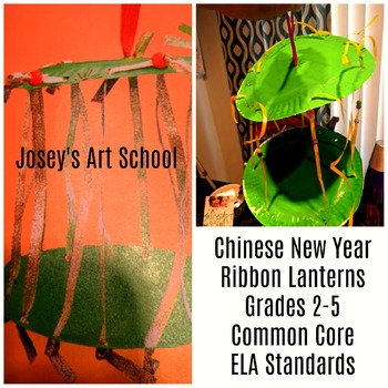 Preview of Chinese New Year Ribbon Lanterns History Lesson Art Project Discussion
