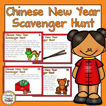 Preview of Chinese New Year Scavenger Hunt - Traditions and Fun Facts