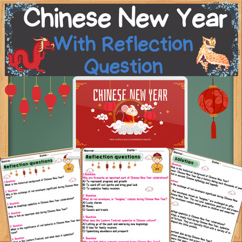 Preview of Lunar New Year of the Dragon Slideshow With Reflection Question Chinese new year