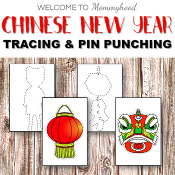 Preview of Chinese New Year Tracing or Pin Punching