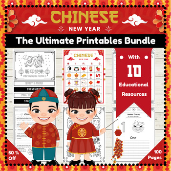 Preview of Chinese New Year Ultimate Printables Bundle : Engaging Teaching Resource Pack